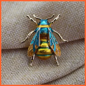 Bumblebee Brooches For Women | Yellow Bee Brooch Pins