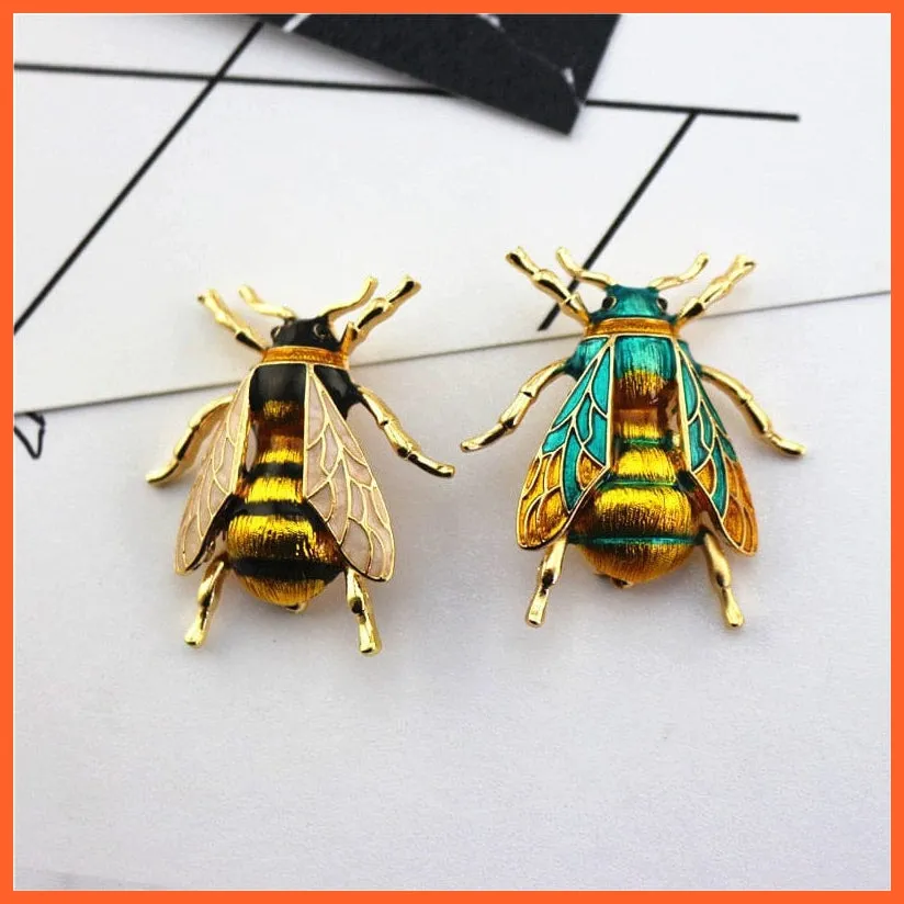 Bumblebee Brooches For Women | Yellow Bee Brooch Pins