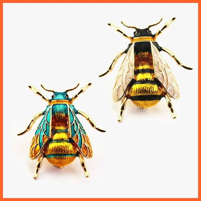 Bumblebee Brooches For Women | Yellow Bee Brooch Pins