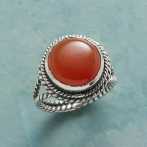 Carnelian Rounded Up Ring