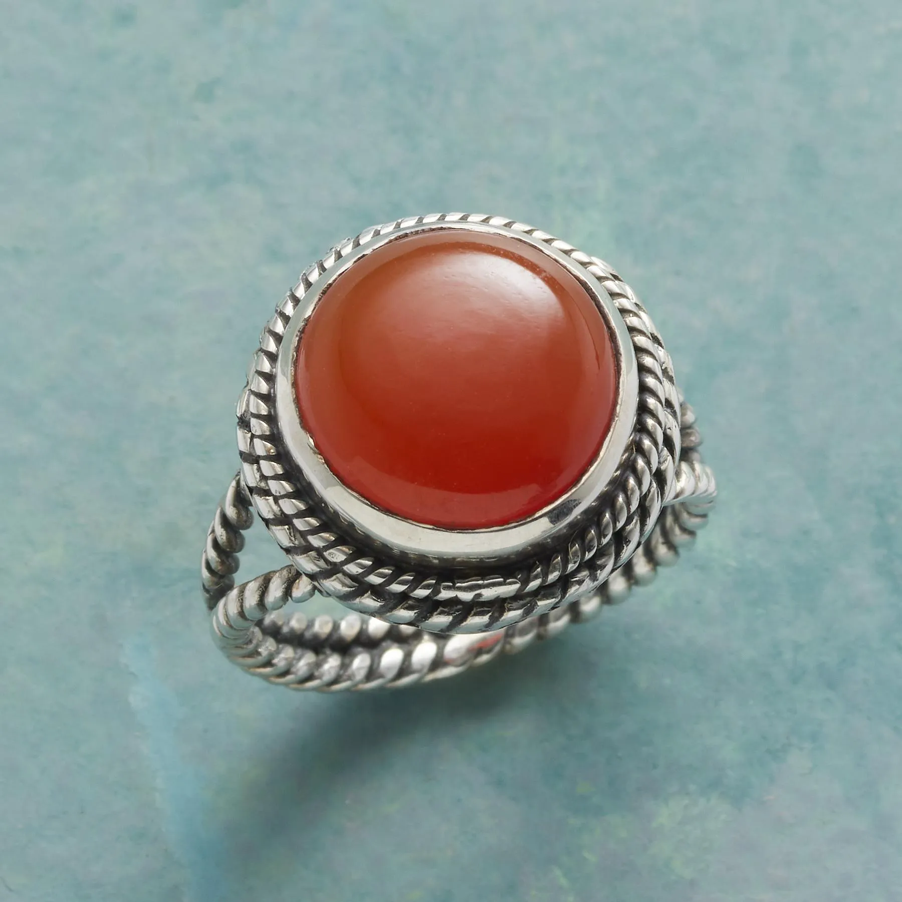 Carnelian Rounded Up Ring