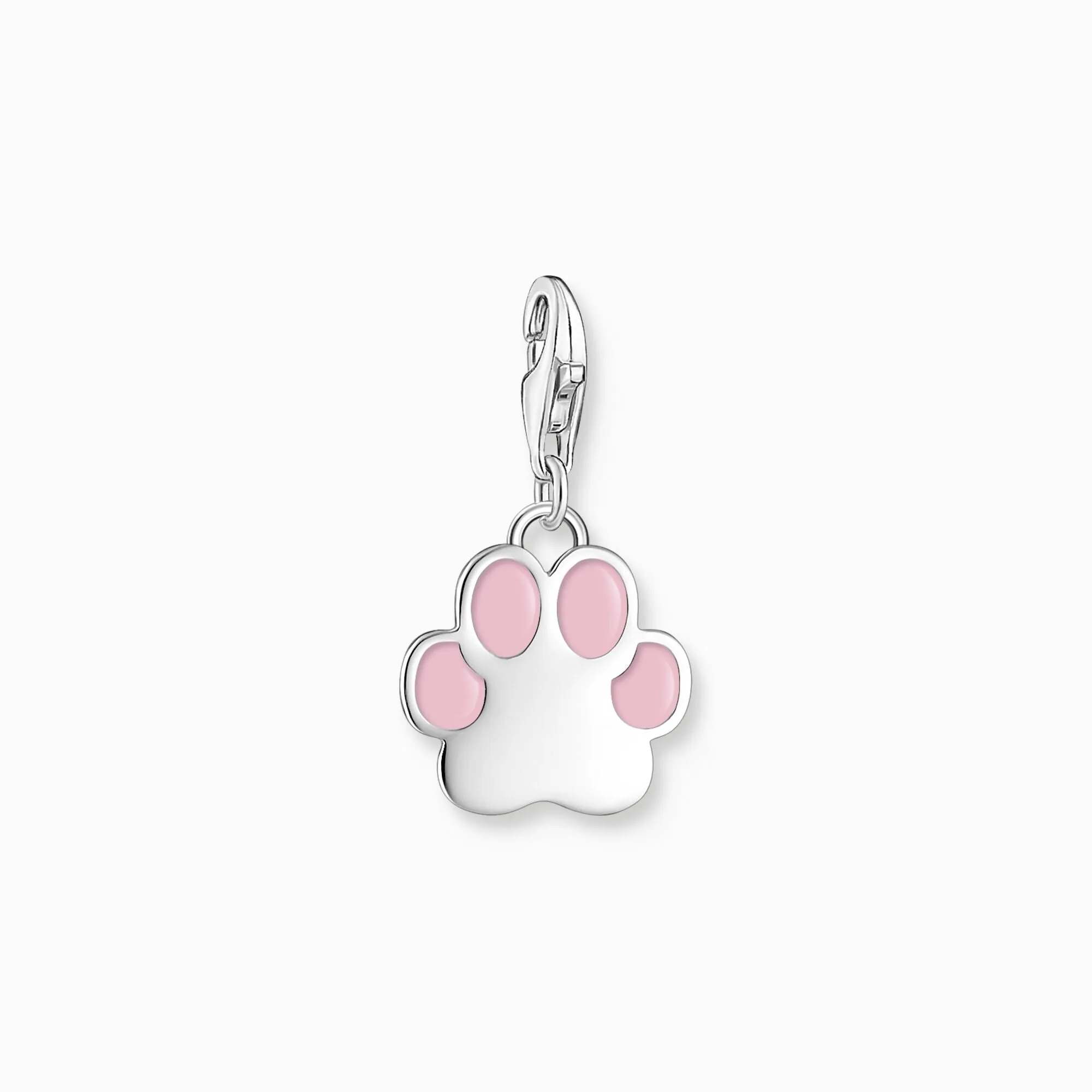 Charm Pendant Pink Paw Silver | Thomas Sabo