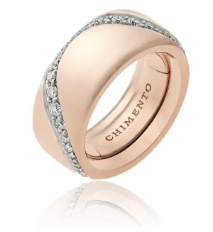Chimento Forever Essenza 18ct Rose Gold Diamond Adjustable Size-Fit Ring