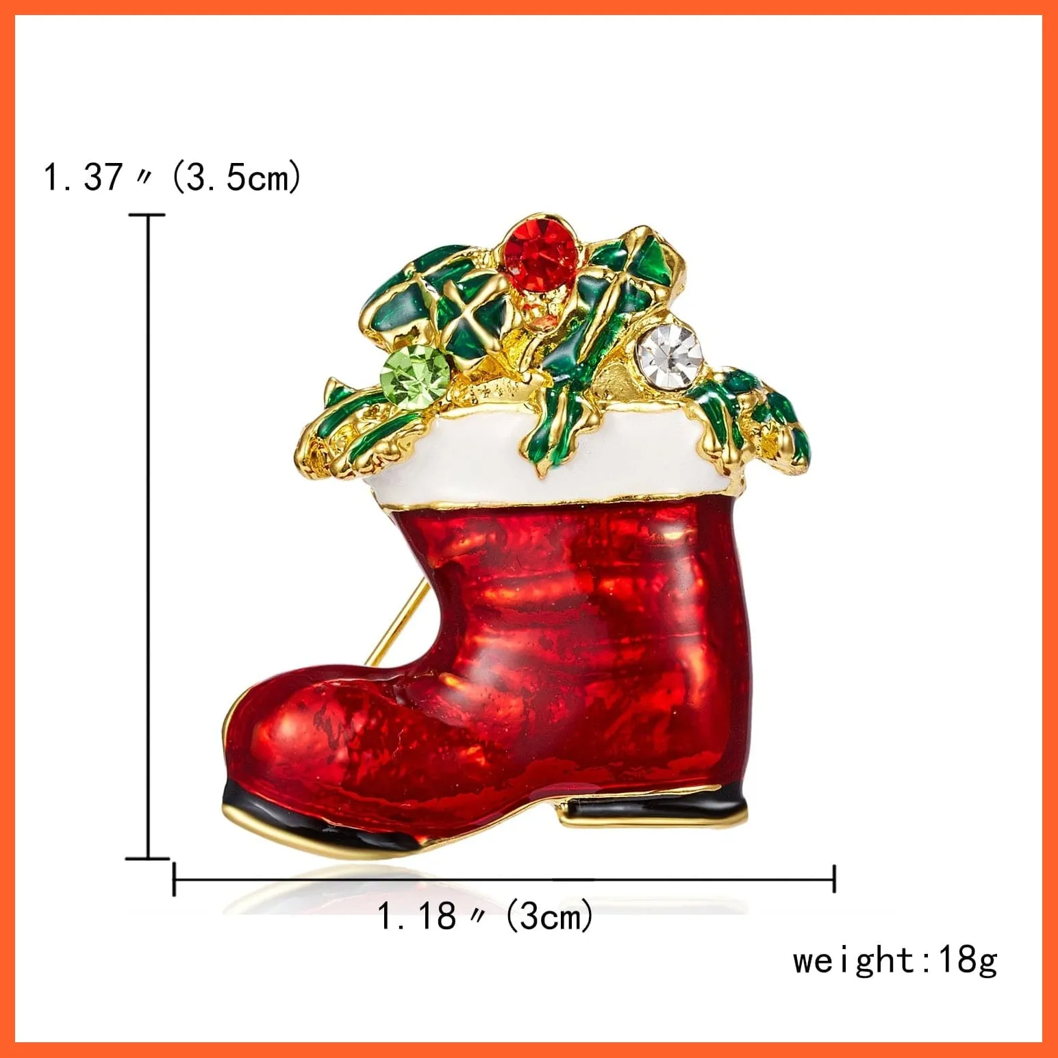 Christmas Enamel Snowman Hats Brooch Pins | Christmas Gifts