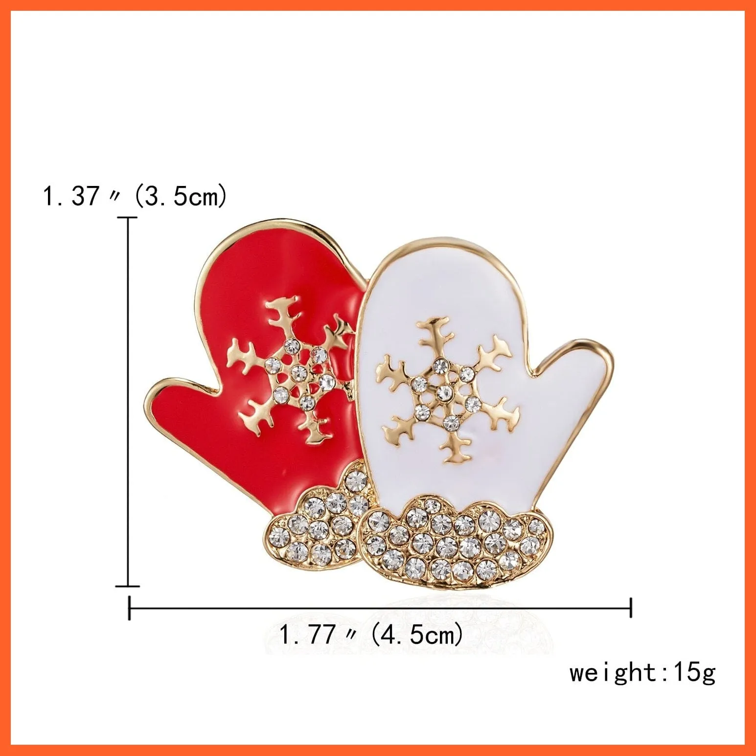 Christmas Enamel Snowman Hats Brooch Pins | Christmas Gifts