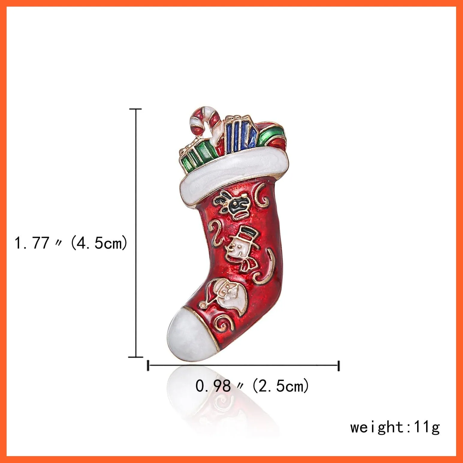 Christmas Enamel Snowman Hats Brooch Pins | Christmas Gifts