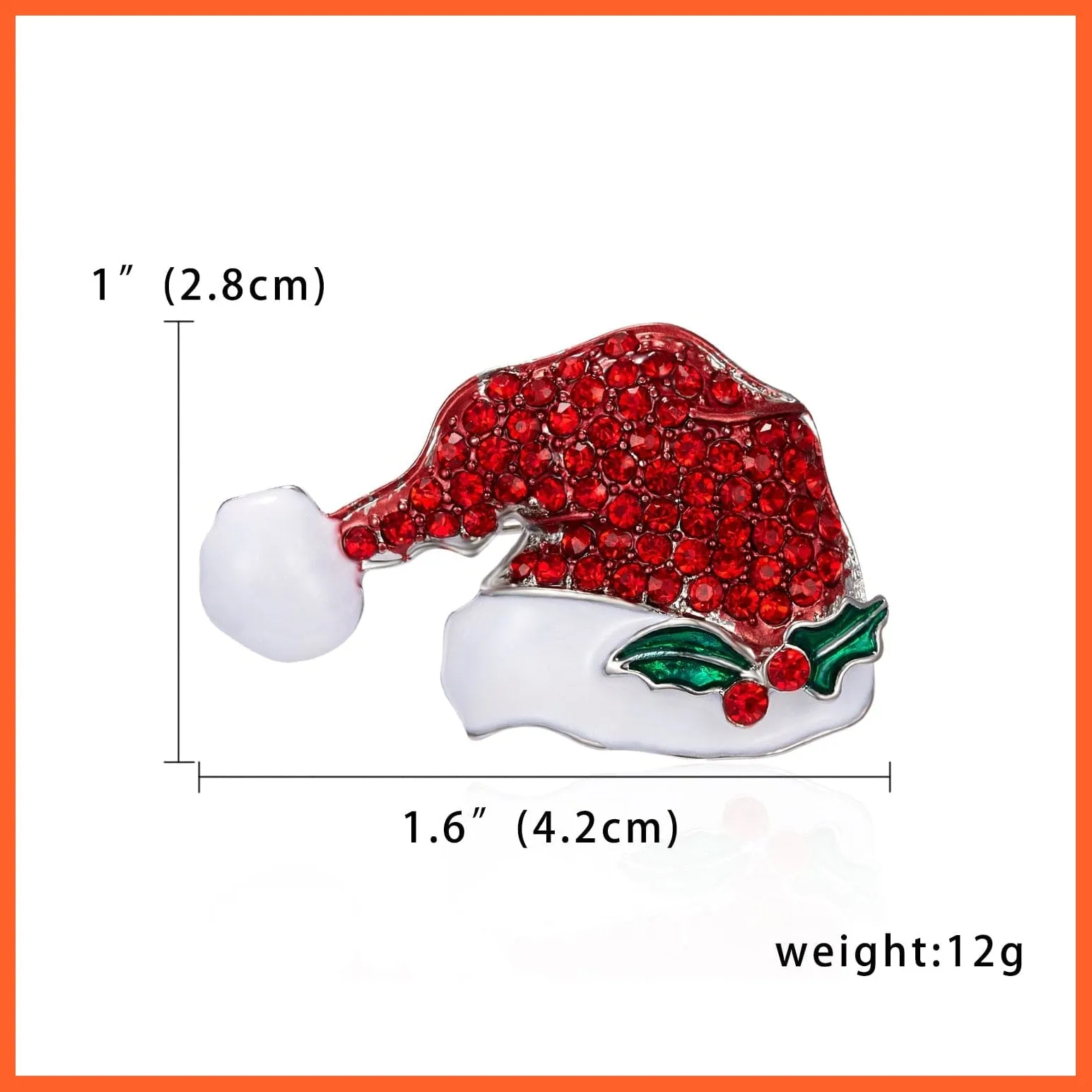 Christmas Enamel Snowman Hats Brooch Pins | Christmas Gifts