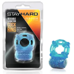 COCKRING VIBRATING REUSEABLE BLUE