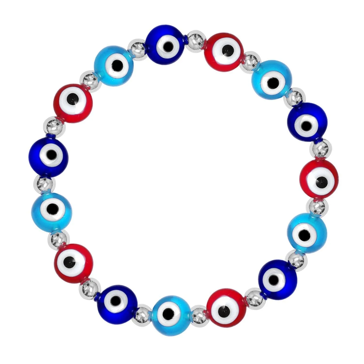 Colorful All Watchful Evil Eye Bracelet