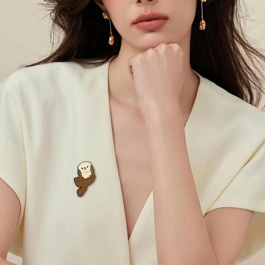 Colorful Sea Animal Brooches Clothing Jewelry for Sea Fashion Enthusiasts