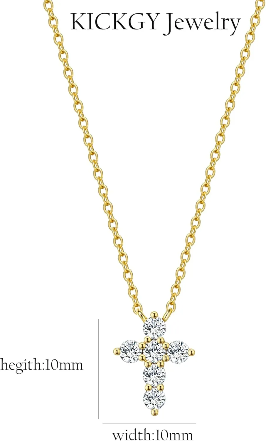 Cross Necklace for Women??Dainty Gold Necklace 14k Gold Plated Small Cross Pendant Necklace Simple Gold Cross Necklaces for Women Cute Gold Cross Choker Necklaces Trendy Gold Jewelry Gifts