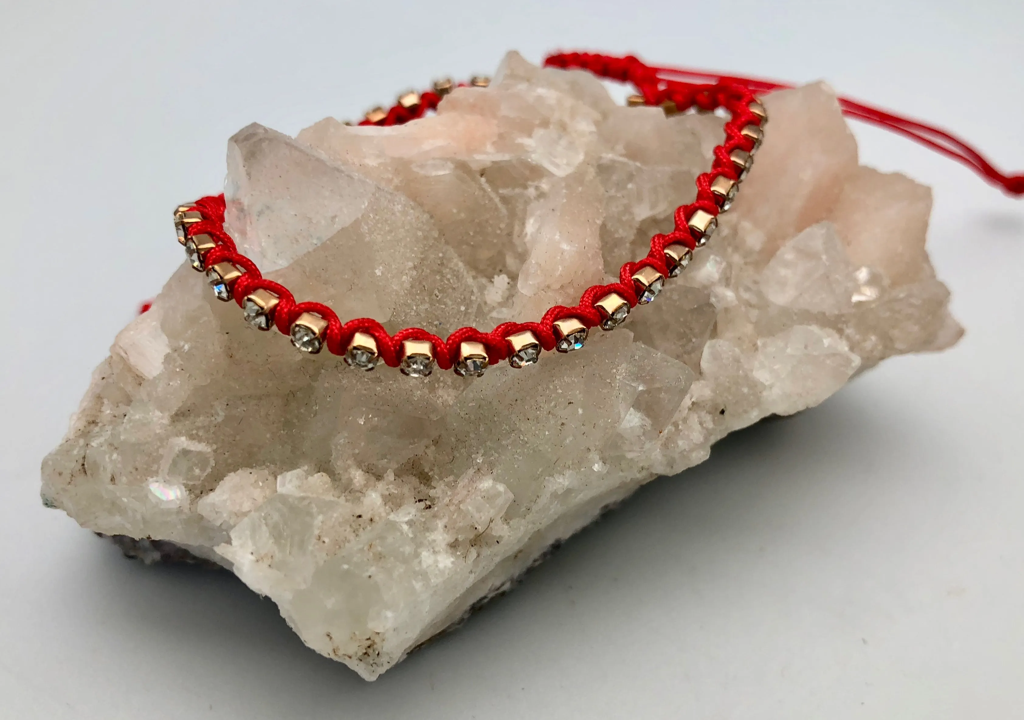 Crystal Chakra Macrame Friendship Bracelet