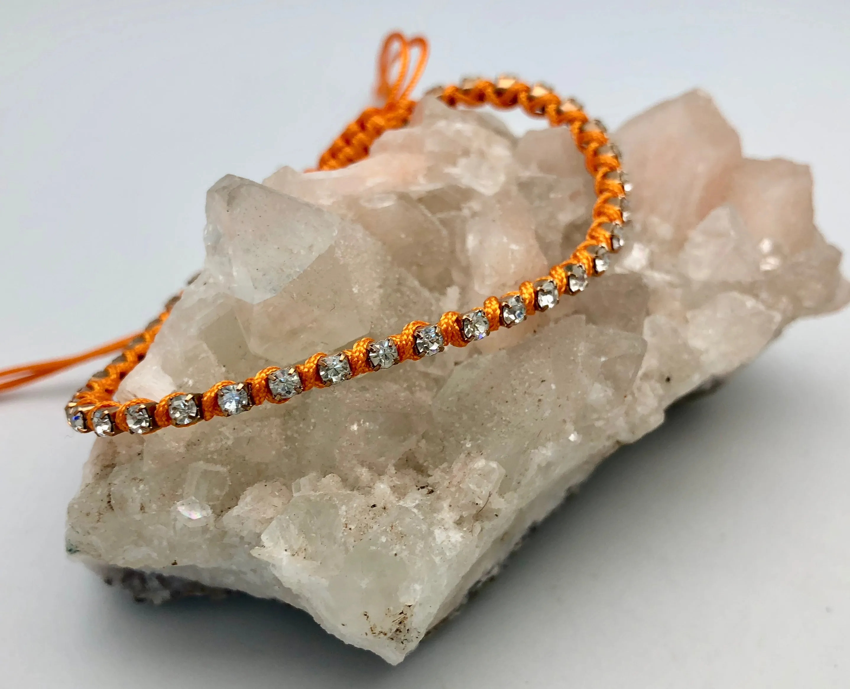 Crystal Chakra Macrame Friendship Bracelet