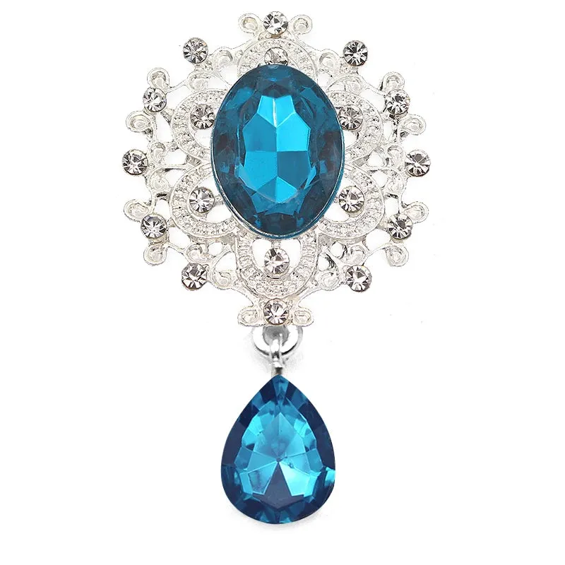 Crystal Rhinestone Brooch