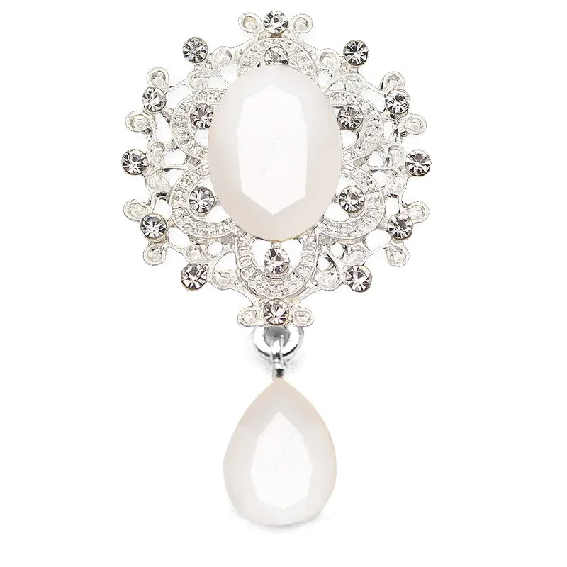 Crystal Rhinestone Brooch