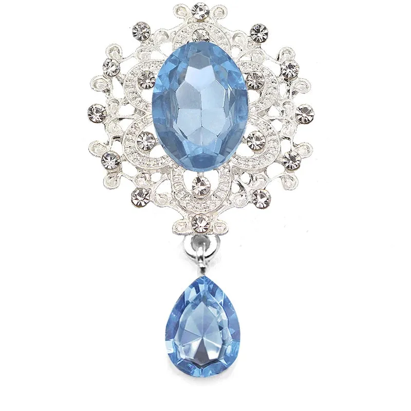 Crystal Rhinestone Brooch