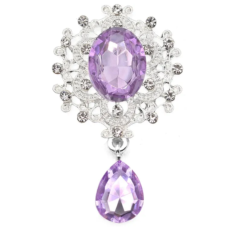 Crystal Rhinestone Brooch