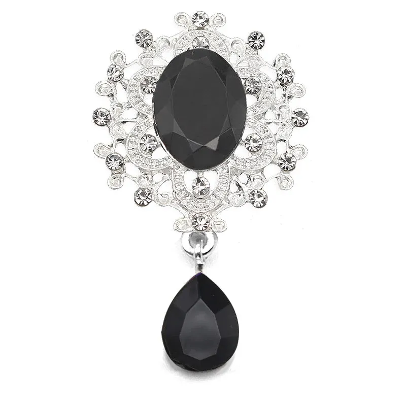 Crystal Rhinestone Brooch