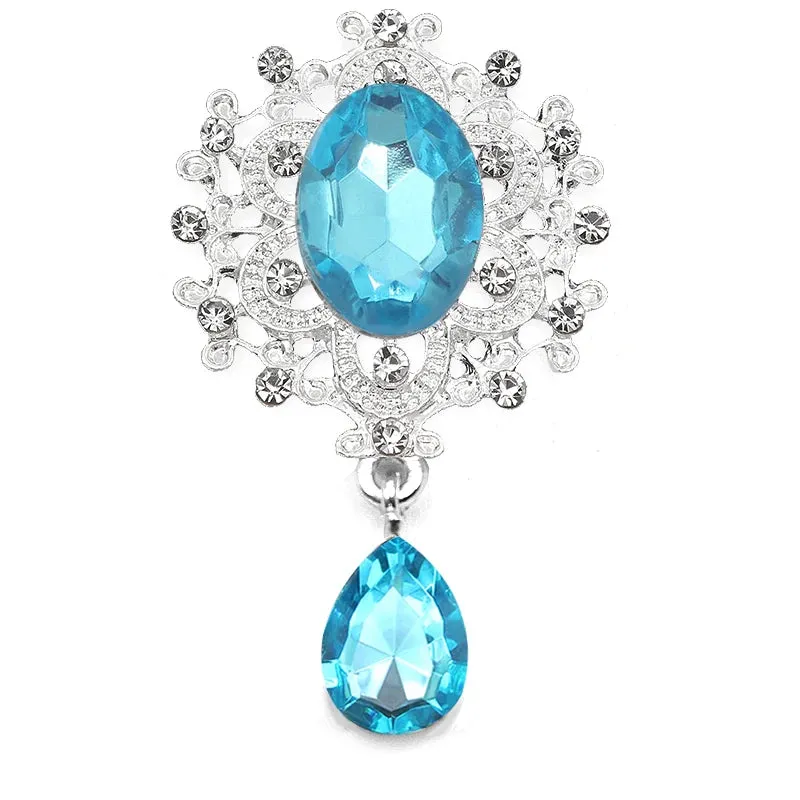 Crystal Rhinestone Brooch