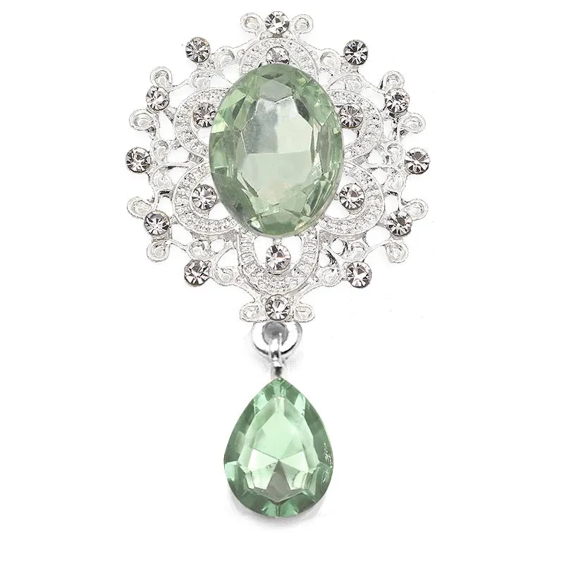 Crystal Rhinestone Brooch