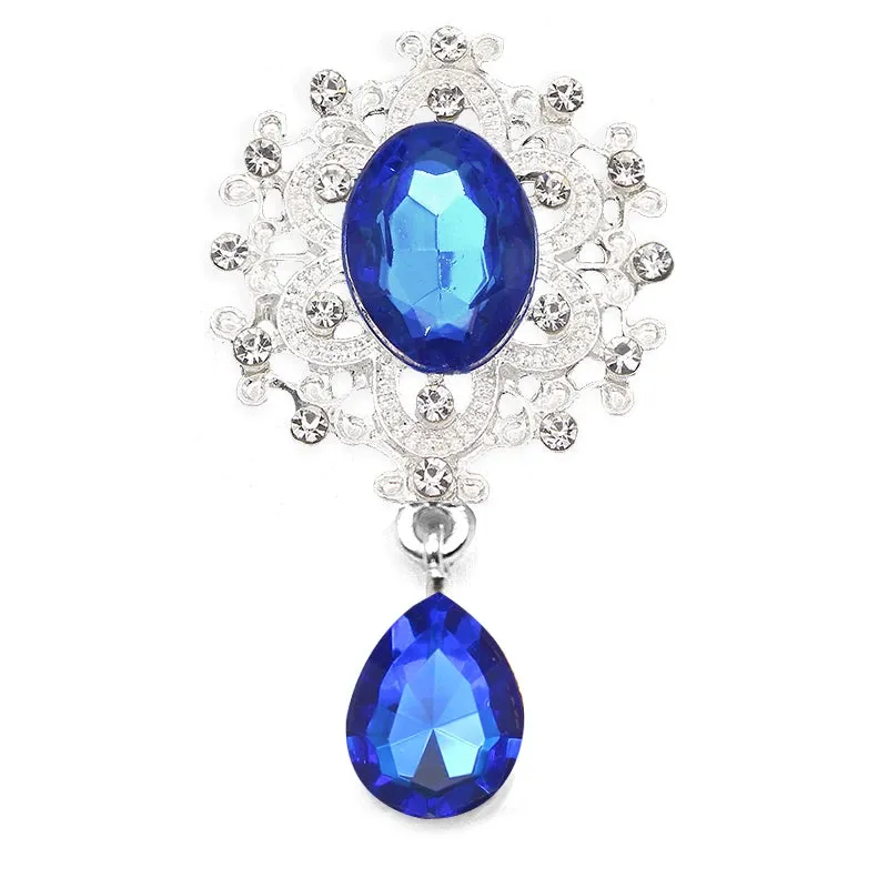 Crystal Rhinestone Brooch