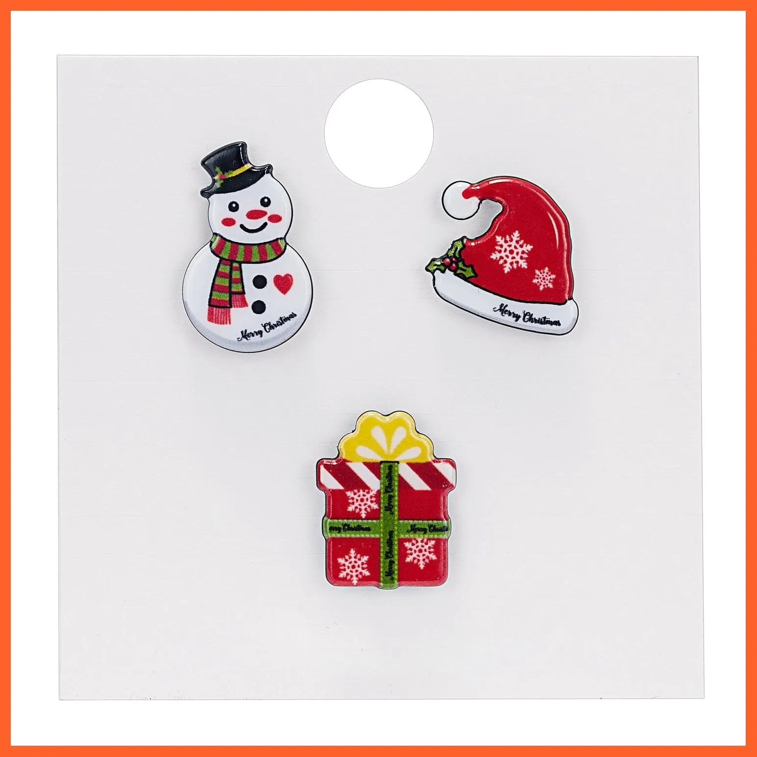 Cute Christmas Brooch For Everyone | Snowman Santa Claus Tree Deer Bell Hat Rhinestone Enamel