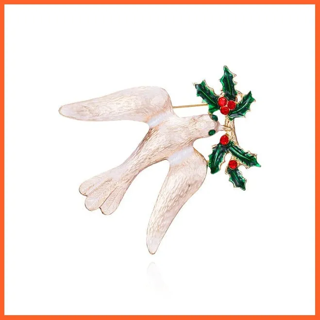 Cute Vivid Flying Bird Brooch Women | Phoenix Pigeon Flamingo Pin Buckle Badge