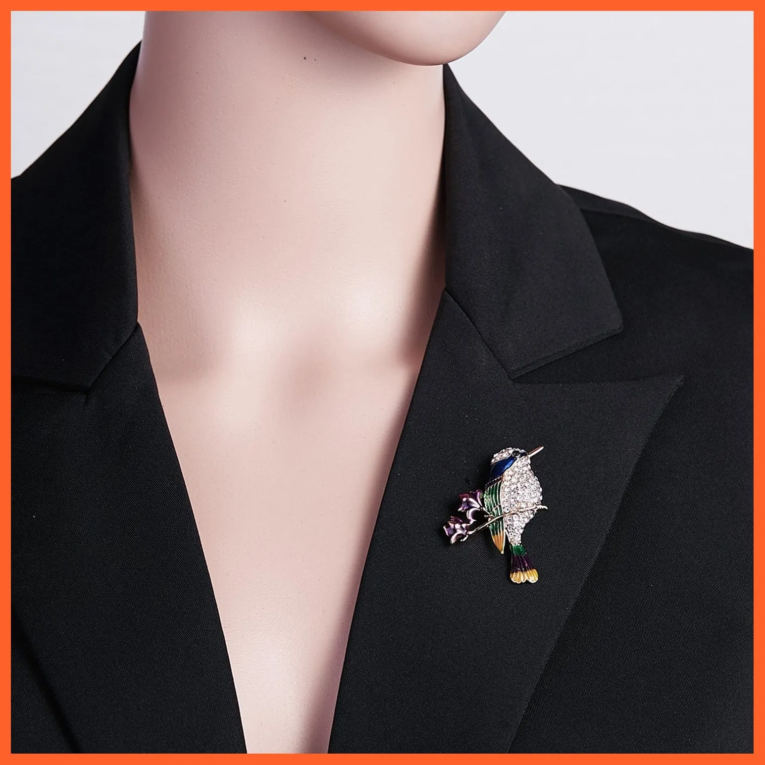 Cute Vivid Flying Bird Brooch Women | Phoenix Pigeon Flamingo Pin Buckle Badge