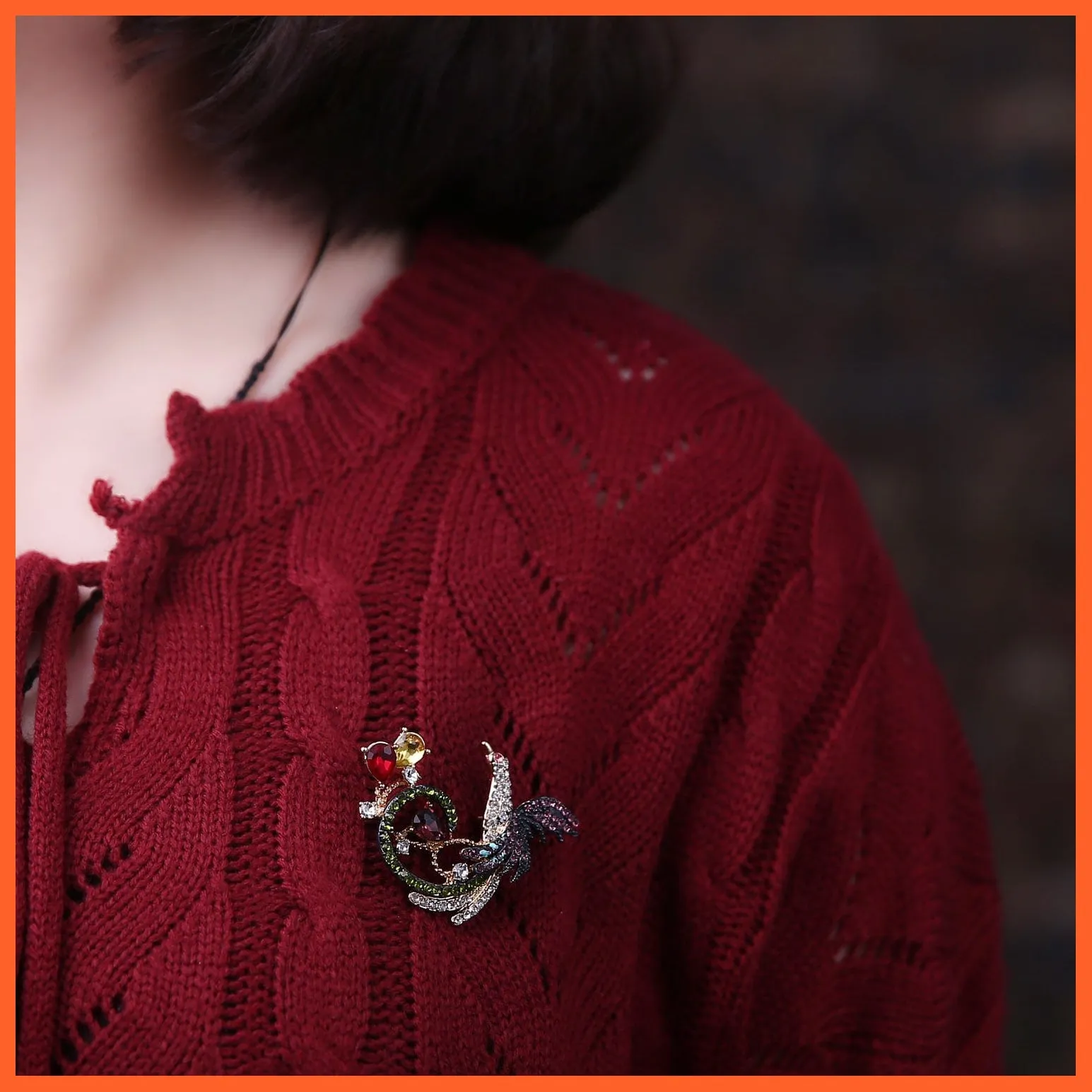Cute Vivid Flying Bird Brooch Women | Phoenix Pigeon Flamingo Pin Buckle Badge