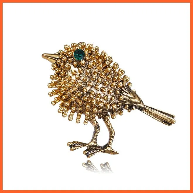 Cute Vivid Flying Bird Brooch Women | Phoenix Pigeon Flamingo Pin Buckle Badge