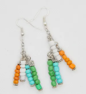 Dangling All Colorful Stones Earring