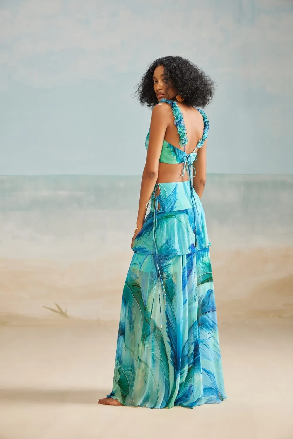 DARLA FEATHER SKIRT