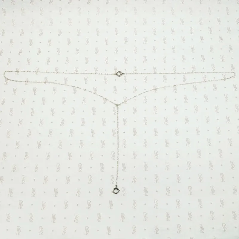 Delicate Silver Lorgnette Chain