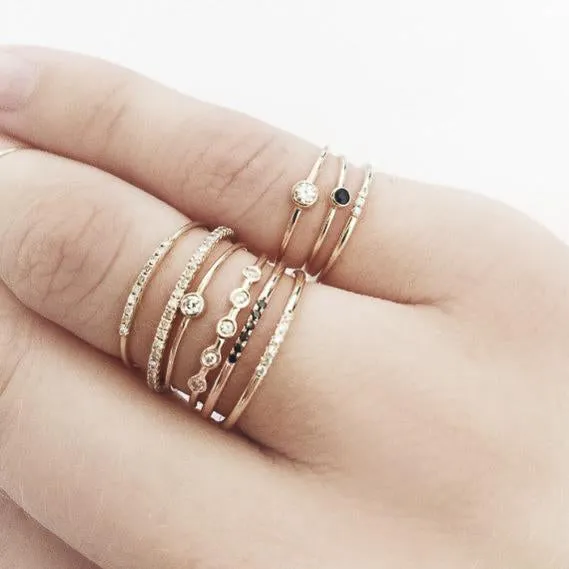 Diamond Horizon Ring