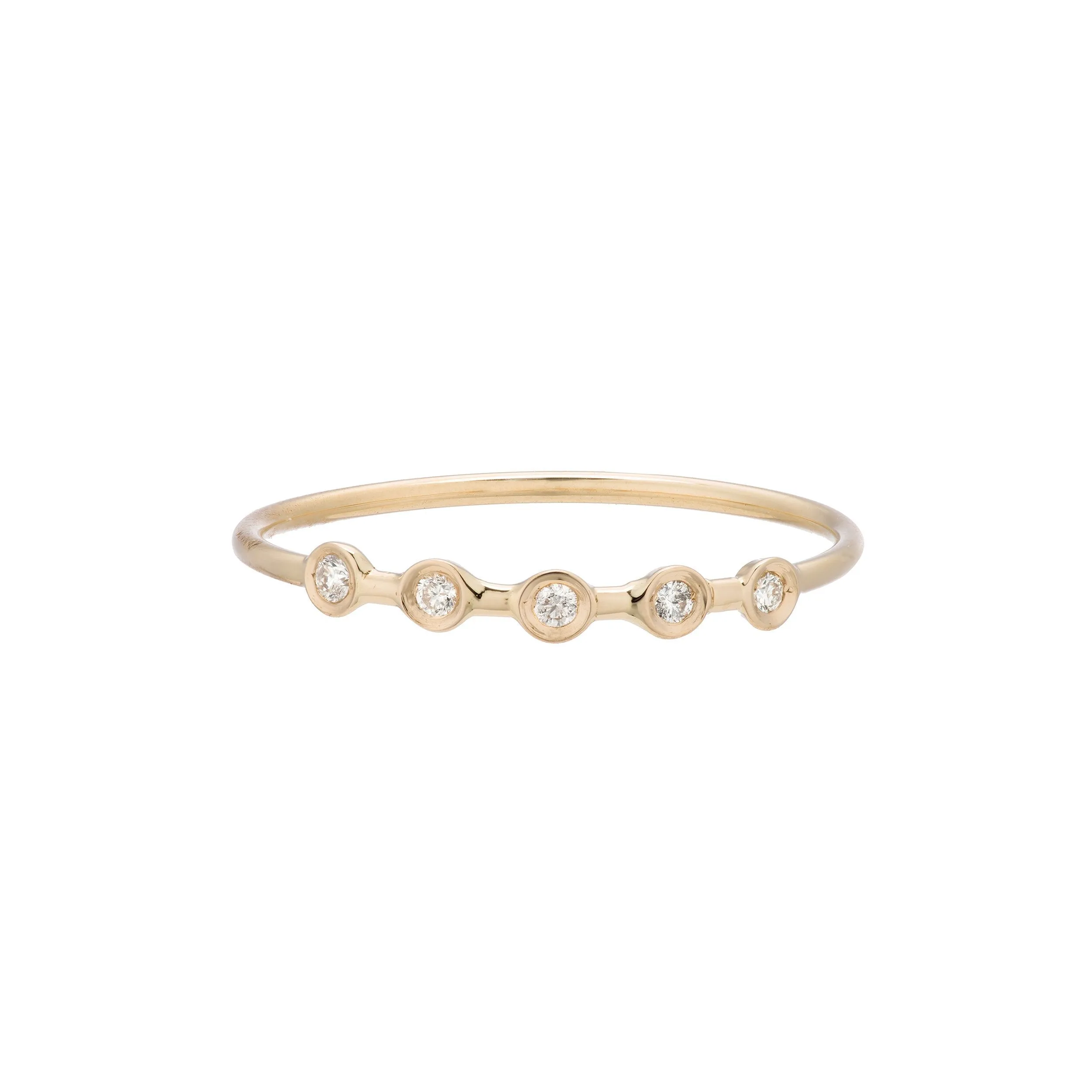Diamond Horizon Ring