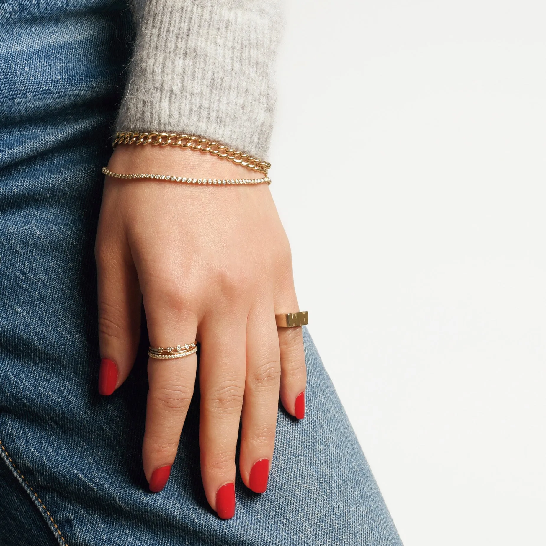 Diamond Horizon Ring