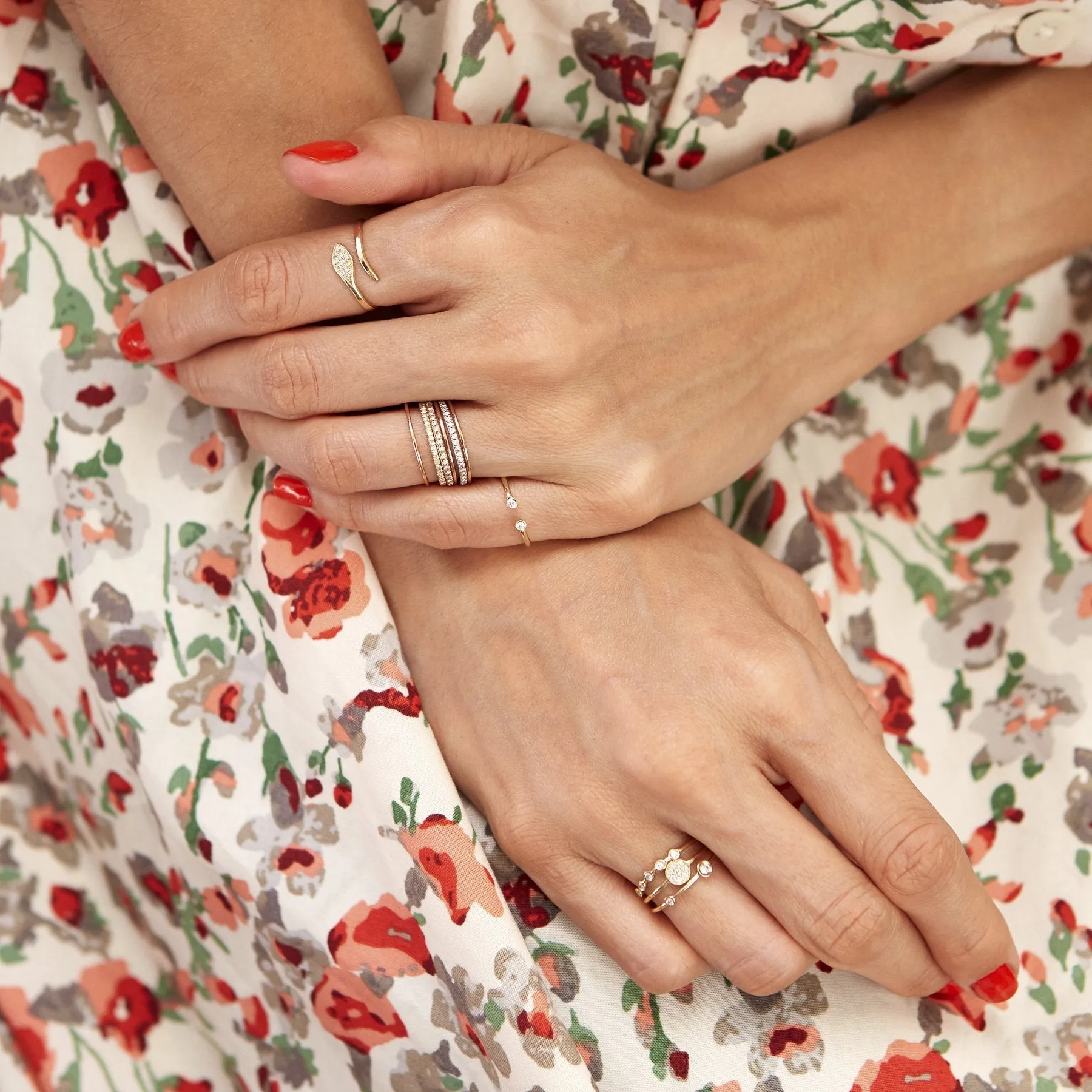 Diamond Horizon Ring