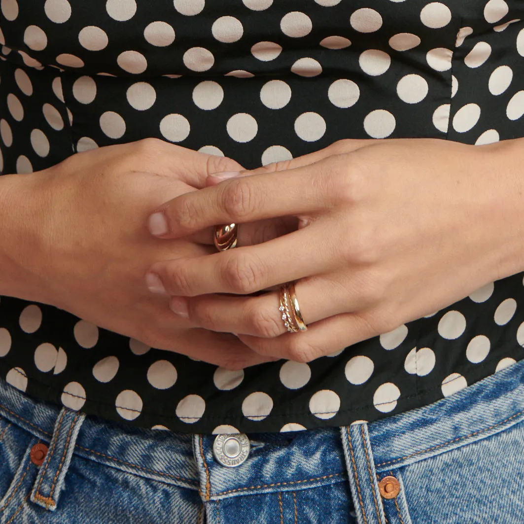 Diamond Horizon Ring