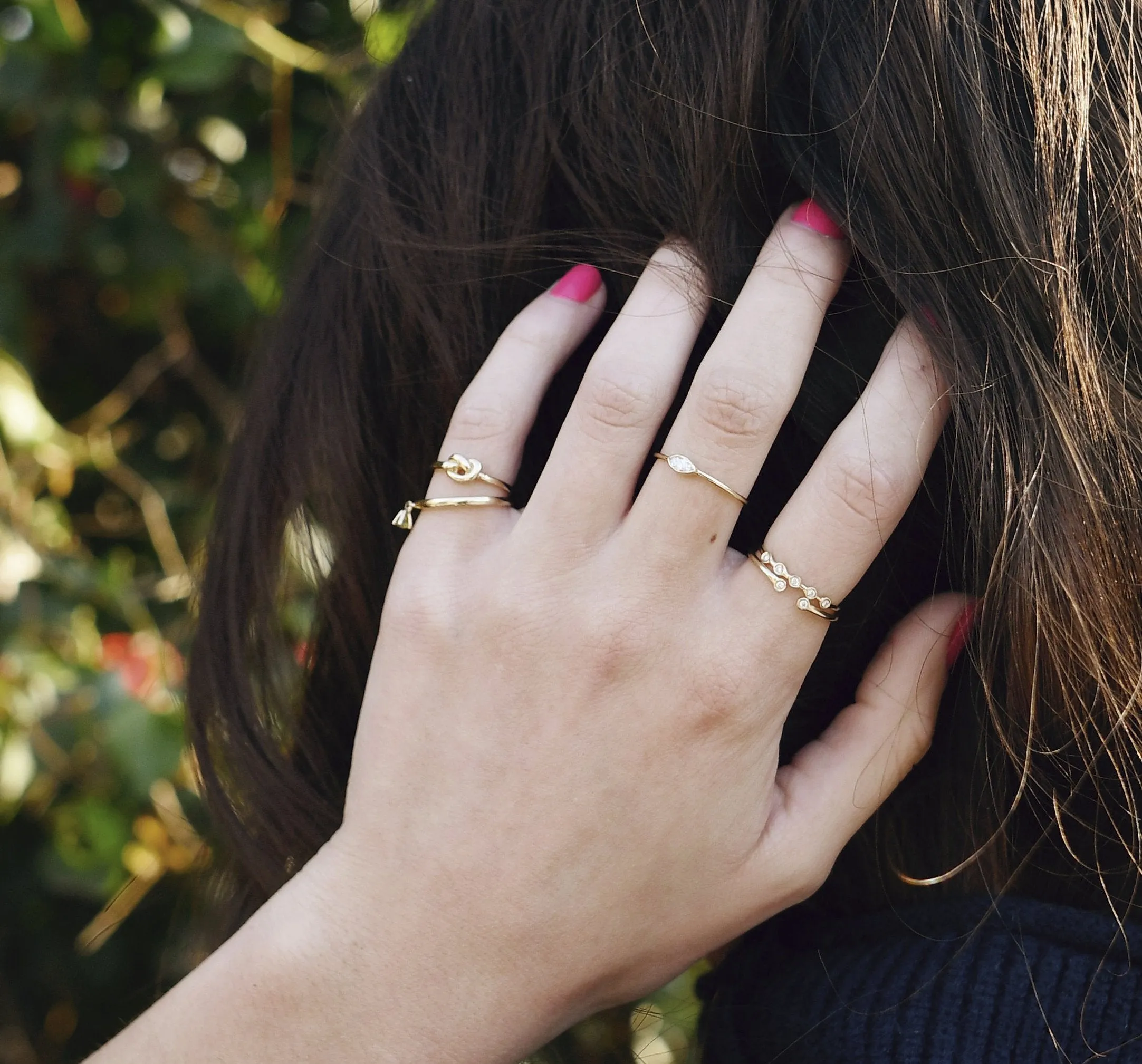 Diamond Horizon Ring