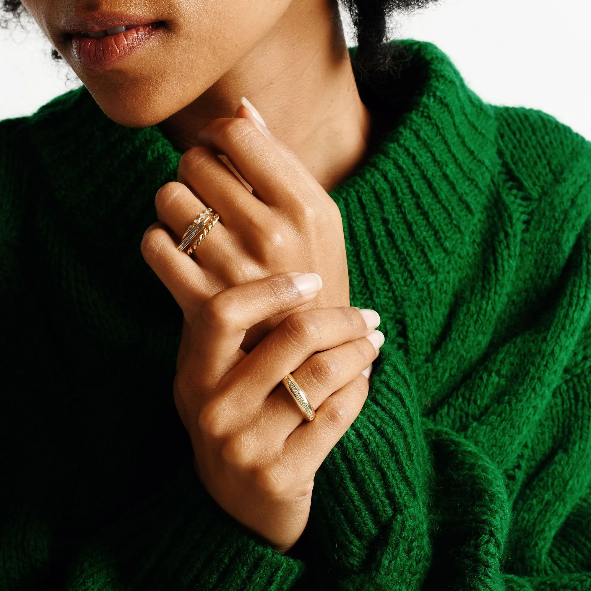 Diamond Horizon Ring
