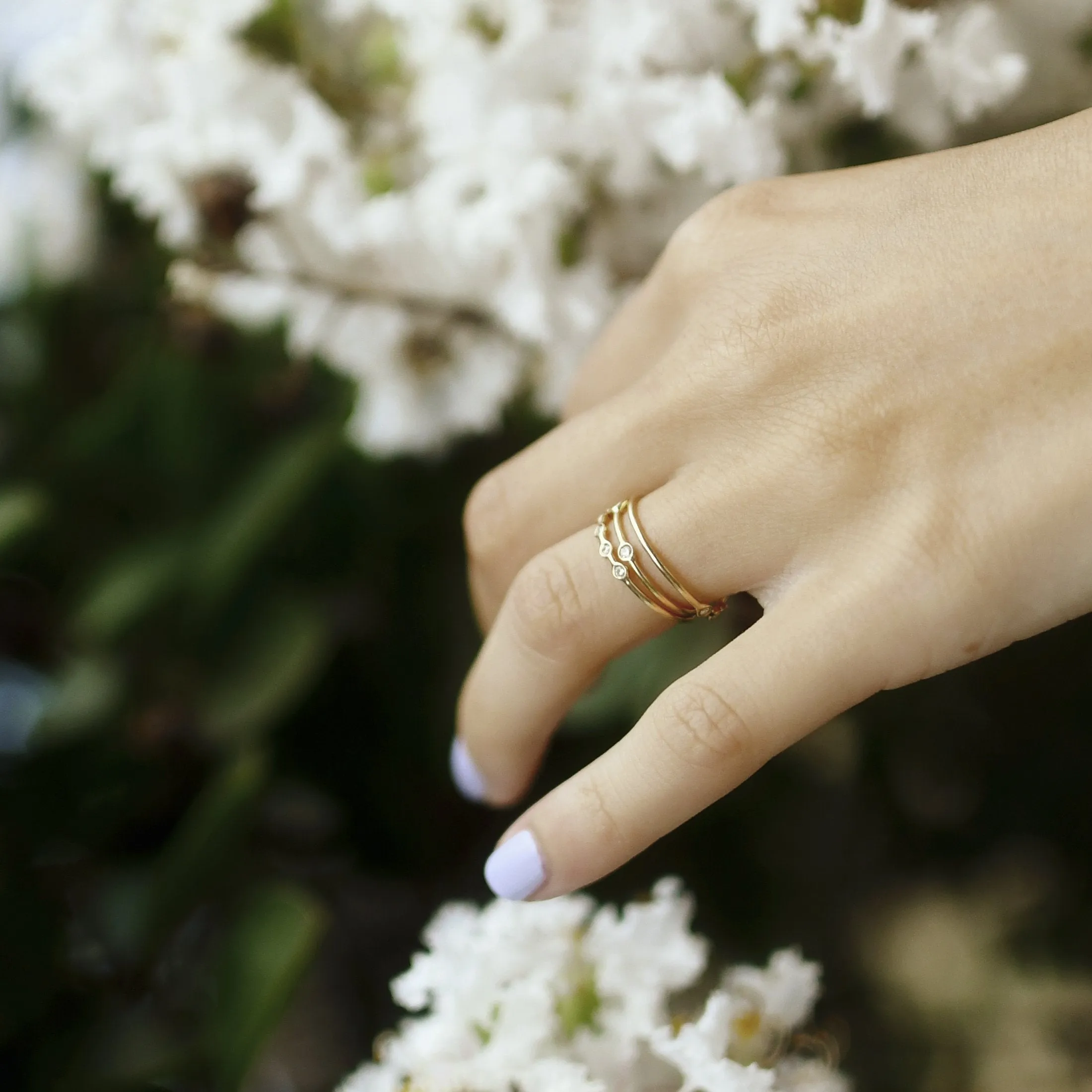 Diamond Horizon Ring