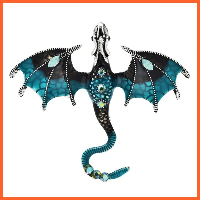 Dragon Brooches For Women Men | Animal Brooch Pins