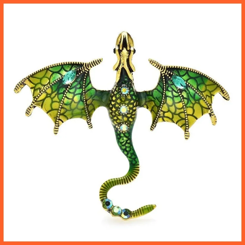 Dragon Brooches For Women Men | Animal Brooch Pins
