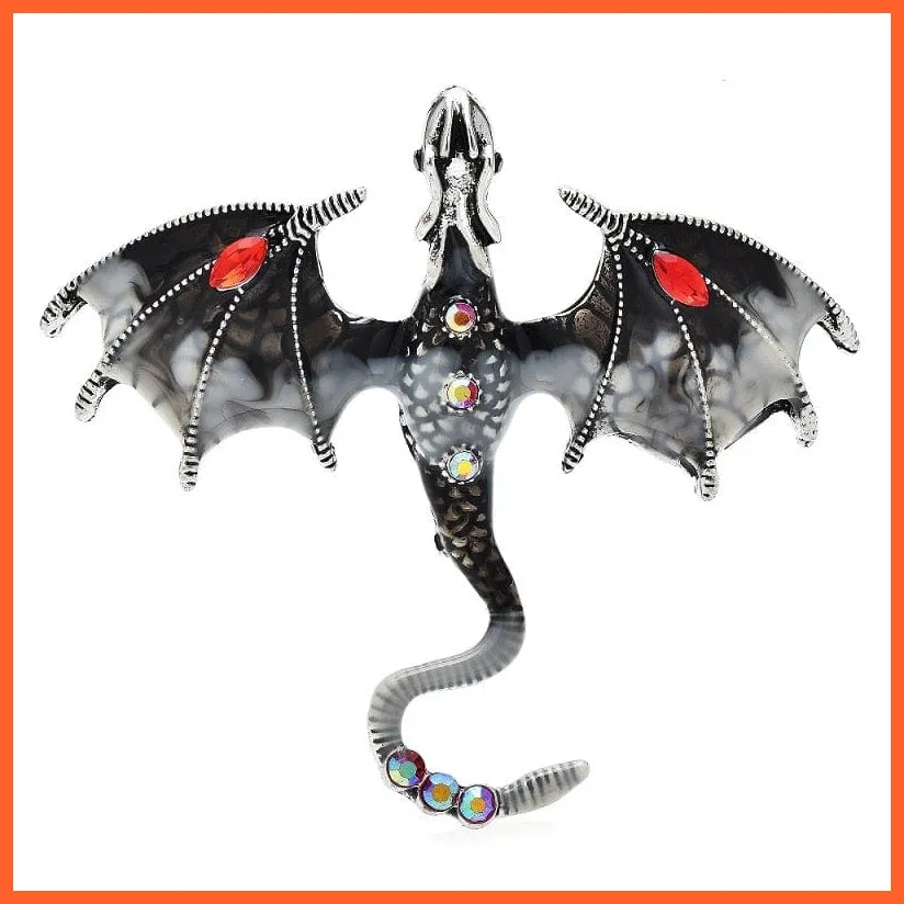 Dragon Brooches For Women Men | Animal Brooch Pins