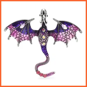 Dragon Brooches For Women Men | Animal Brooch Pins