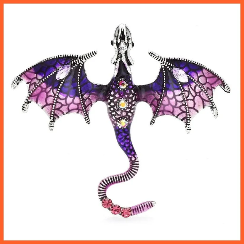 Dragon Brooches For Women Men | Animal Brooch Pins