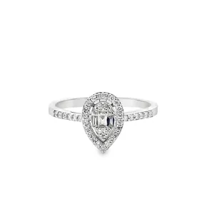 Drop Diamond Ring By Gioielli Di Valenza