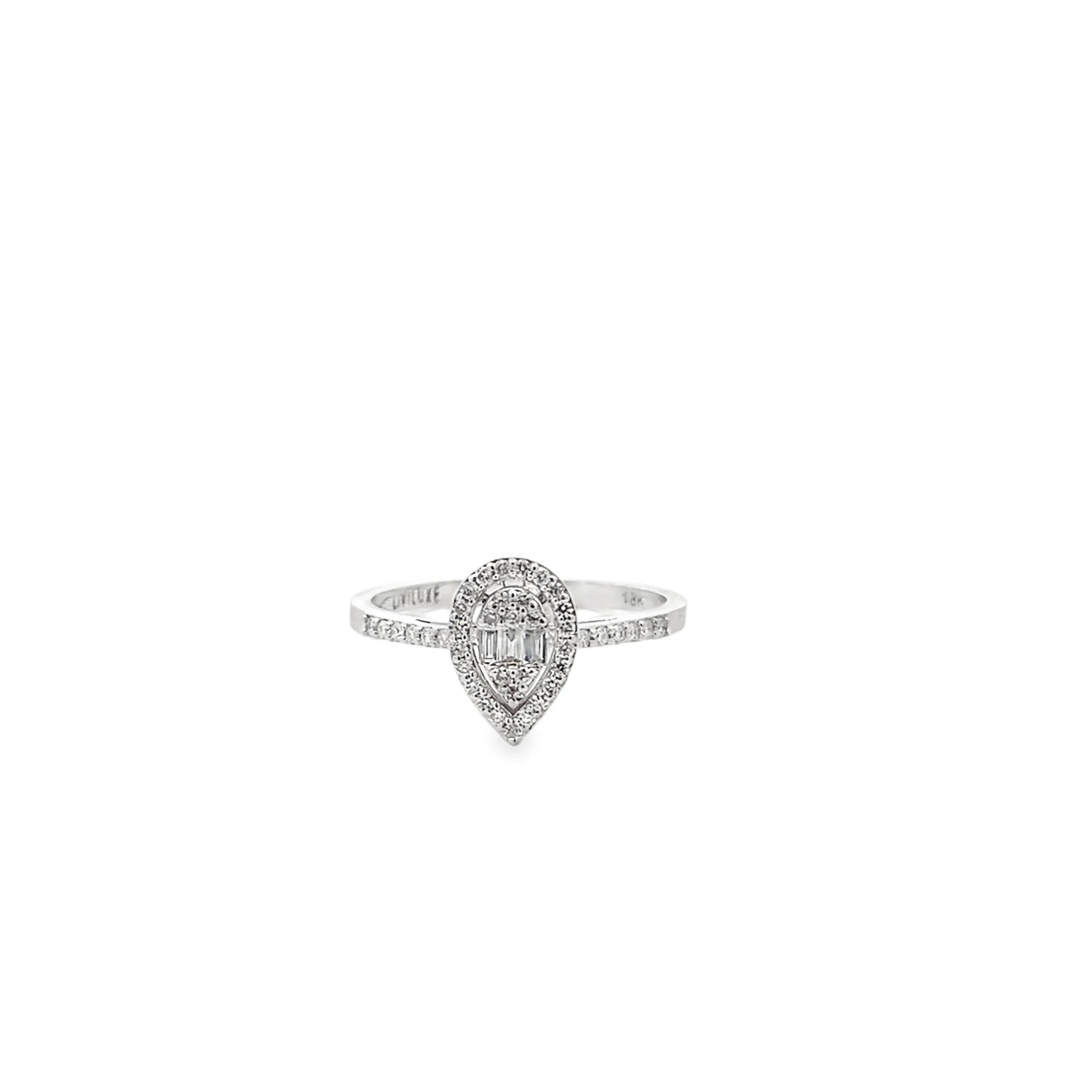 Drop Diamond Ring By Gioielli Di Valenza