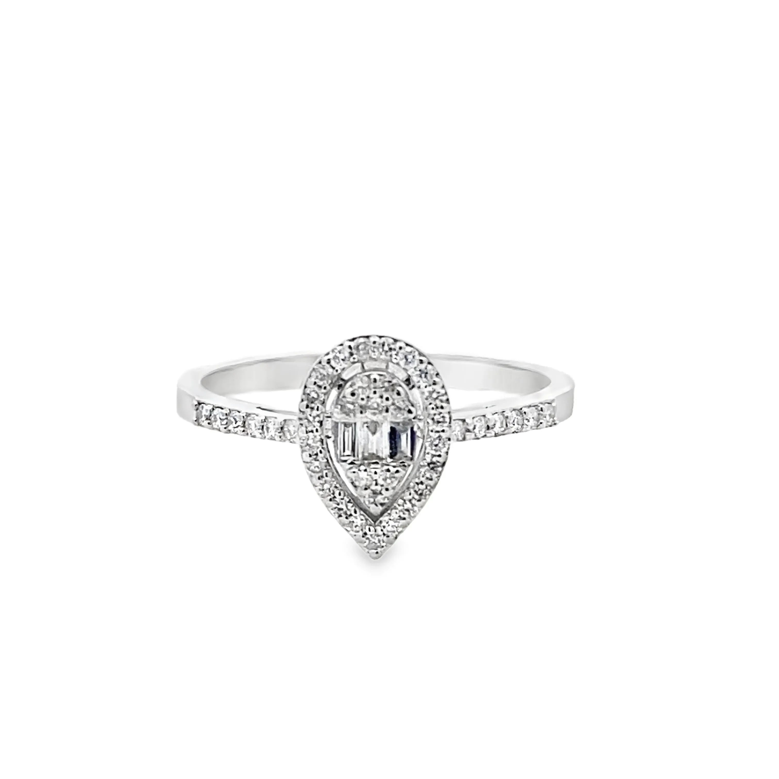Drop Diamond Ring By Gioielli Di Valenza
