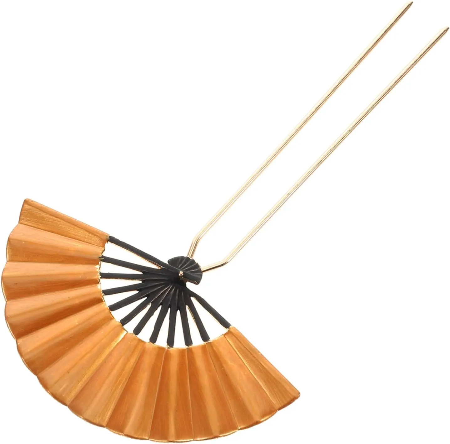 Elegant Hair Stick Pin for Women Traditional Chinese Fan Shaped Hair Accessory for Weddings Evening Parties Hanfu Styles Secure Stylish Hairpin for Refined Elegance